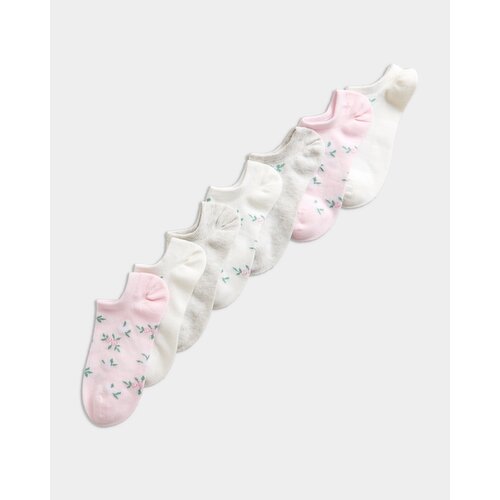 Women's Trainer Socks Pink-Mix 3-5