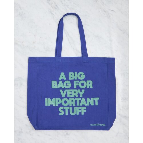 Helen James Considered Slogan Tote Bag Multi