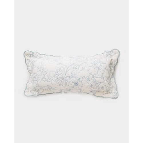 Carolyn Donnelly Eclectic Scallop Floral Cushion Multi