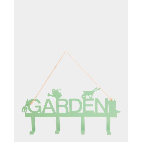 Metal Garden Hanger Green