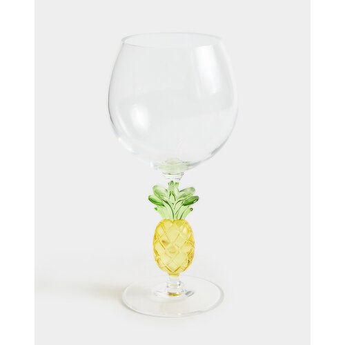 Pineapple Wine Glass Clear