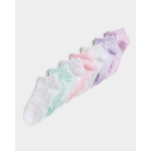 Girls Trainer Socks Aqua 9-12
