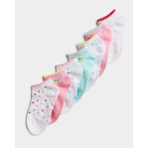 Girls Trainer Socks  Ditsy 9-12