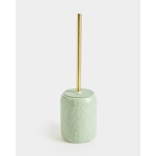 Floral Toilet Brush Green 