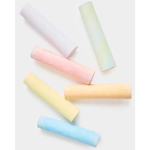Jumbo Chalk - Pack Of 6 Multi
