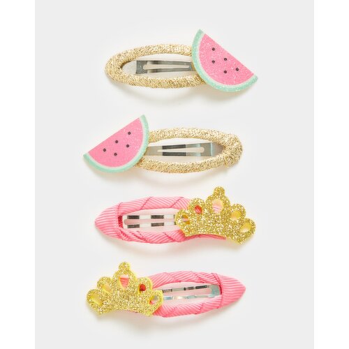 Watermelon Clips - Pack Of 4 Multi