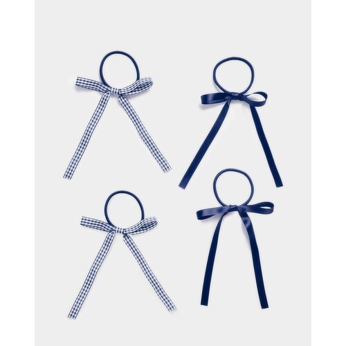 Bow Bobbins - Pack Of 4 Navy