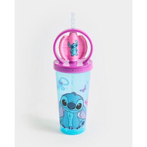 Fidget Spinner Cup And Straw Purple