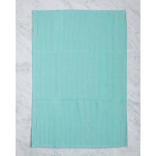 Helen James Considered Box Weave Tea Towel Olive