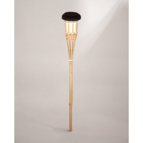 Solar Bamboo Stake Lights Natural