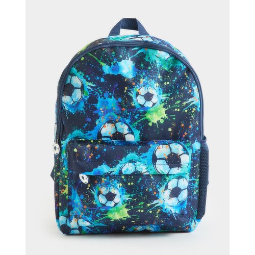 Football School Bag Blue