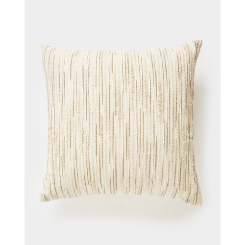 Stitch Linear Cushion Natural 45cm X 45cm