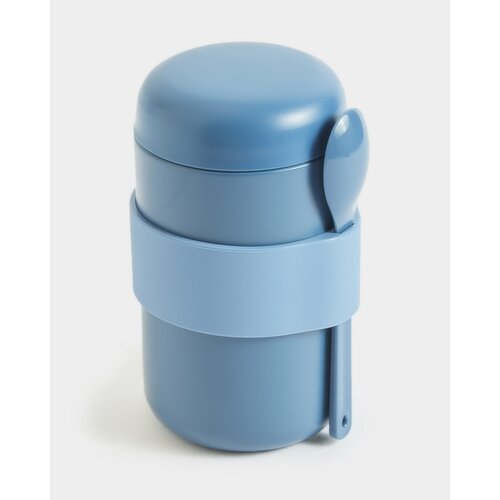 Thermal Stainless Steel Food Flask Blue