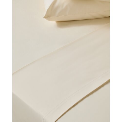 Egyptian Cotton Flat Sheet - Double Ivory Double