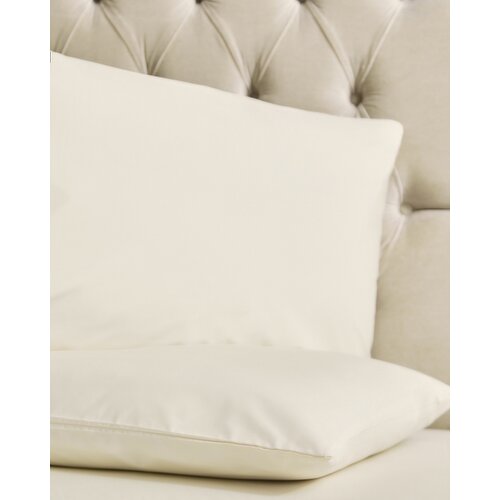 Egyptian Cotton 220 Thread Count Pillowcase - 2 Pack Ivory