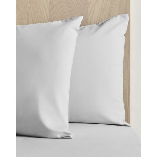 Luxury Percale Standard Pillowcase - Pack Of 2 Grey 