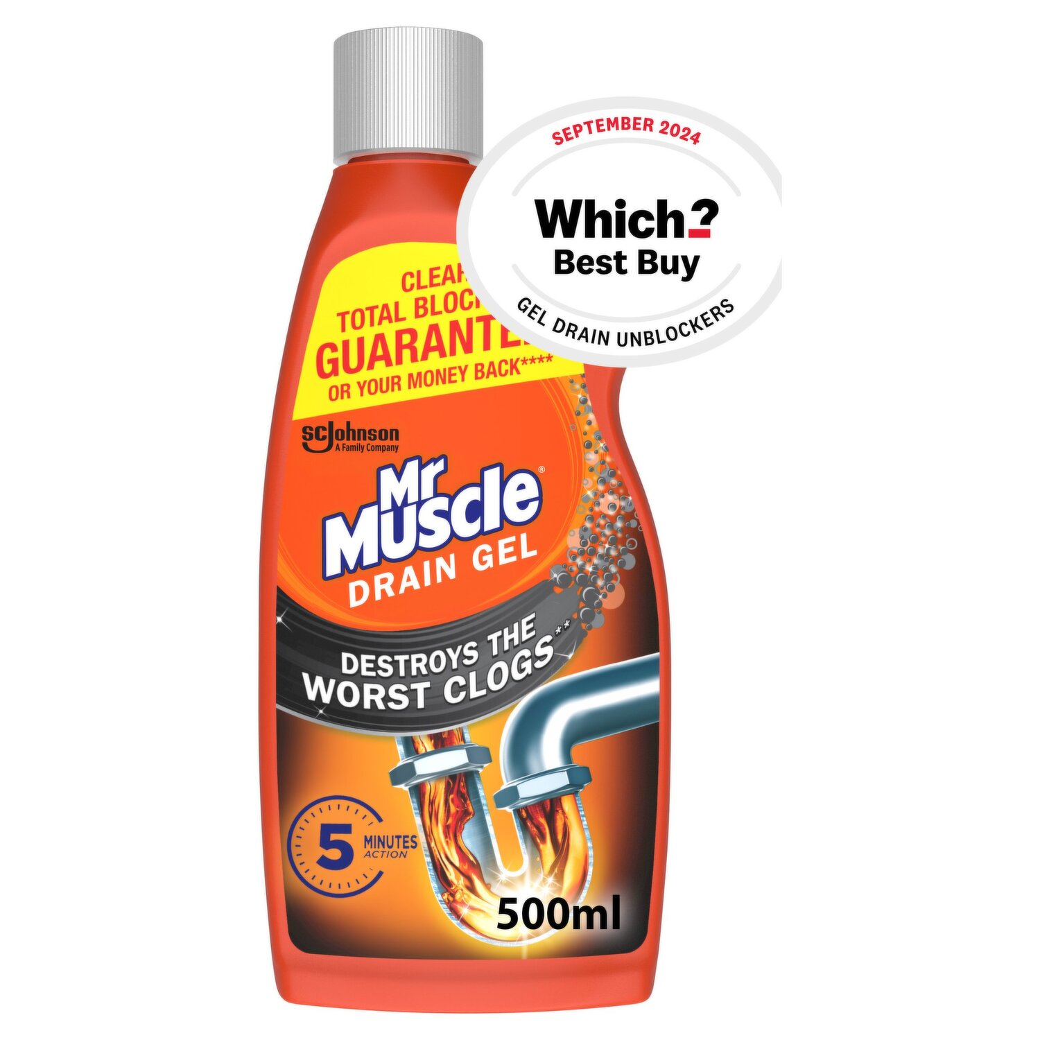 Mr Muscle Sink Drain Unblocker Gel 500ml Dunnes Stores
