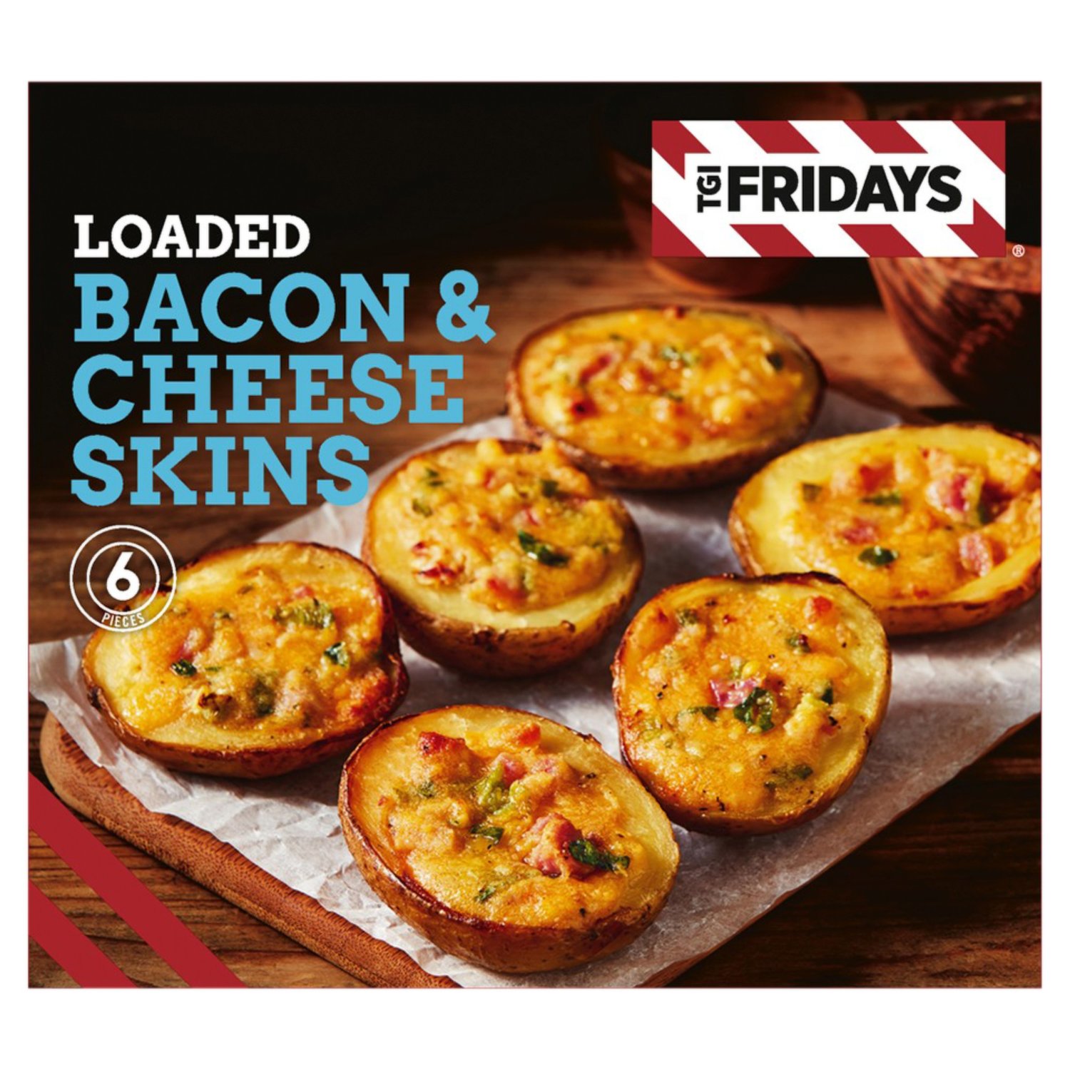 tgif potato skins cheddar and bacon