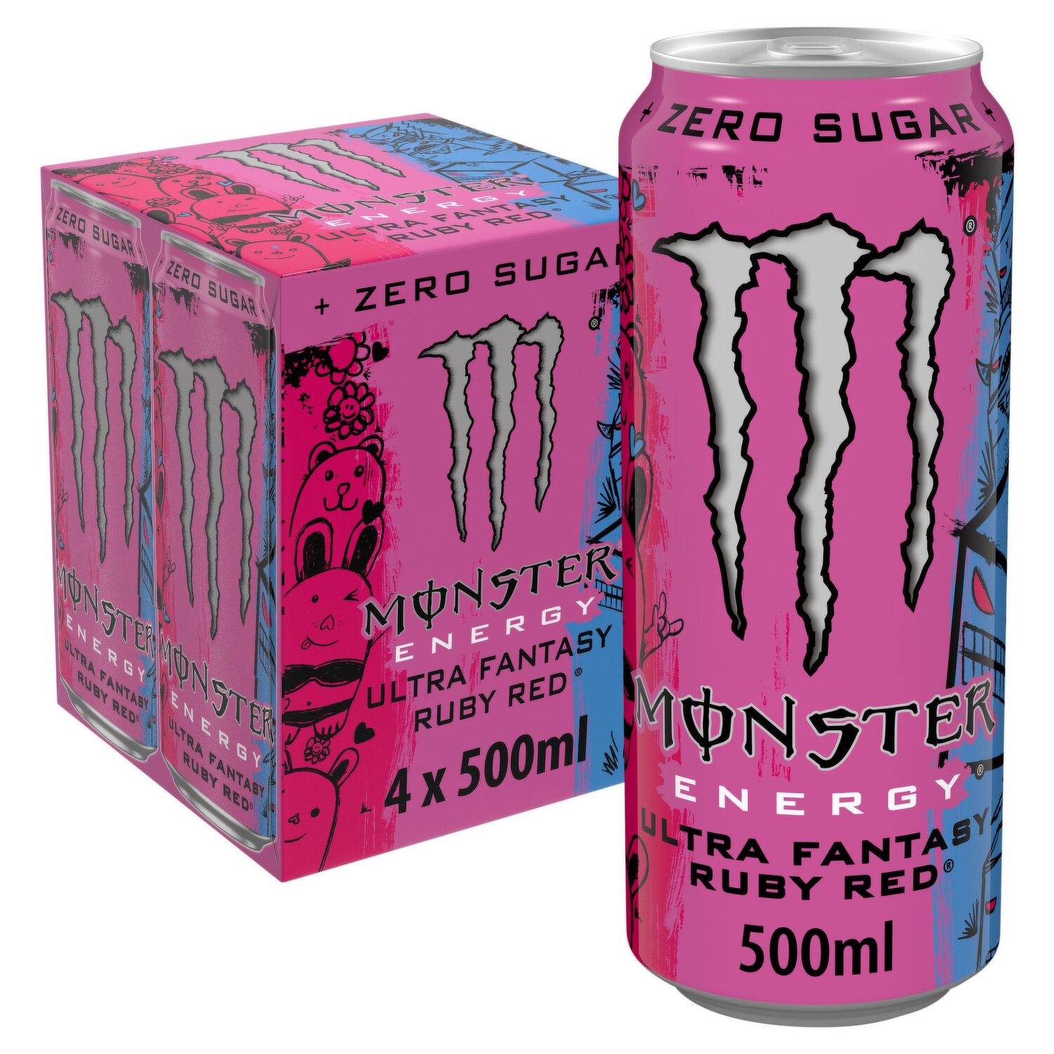 Monster Juiced Viking Berry Energy Juice 4 x 500ml - Dunnes Stores