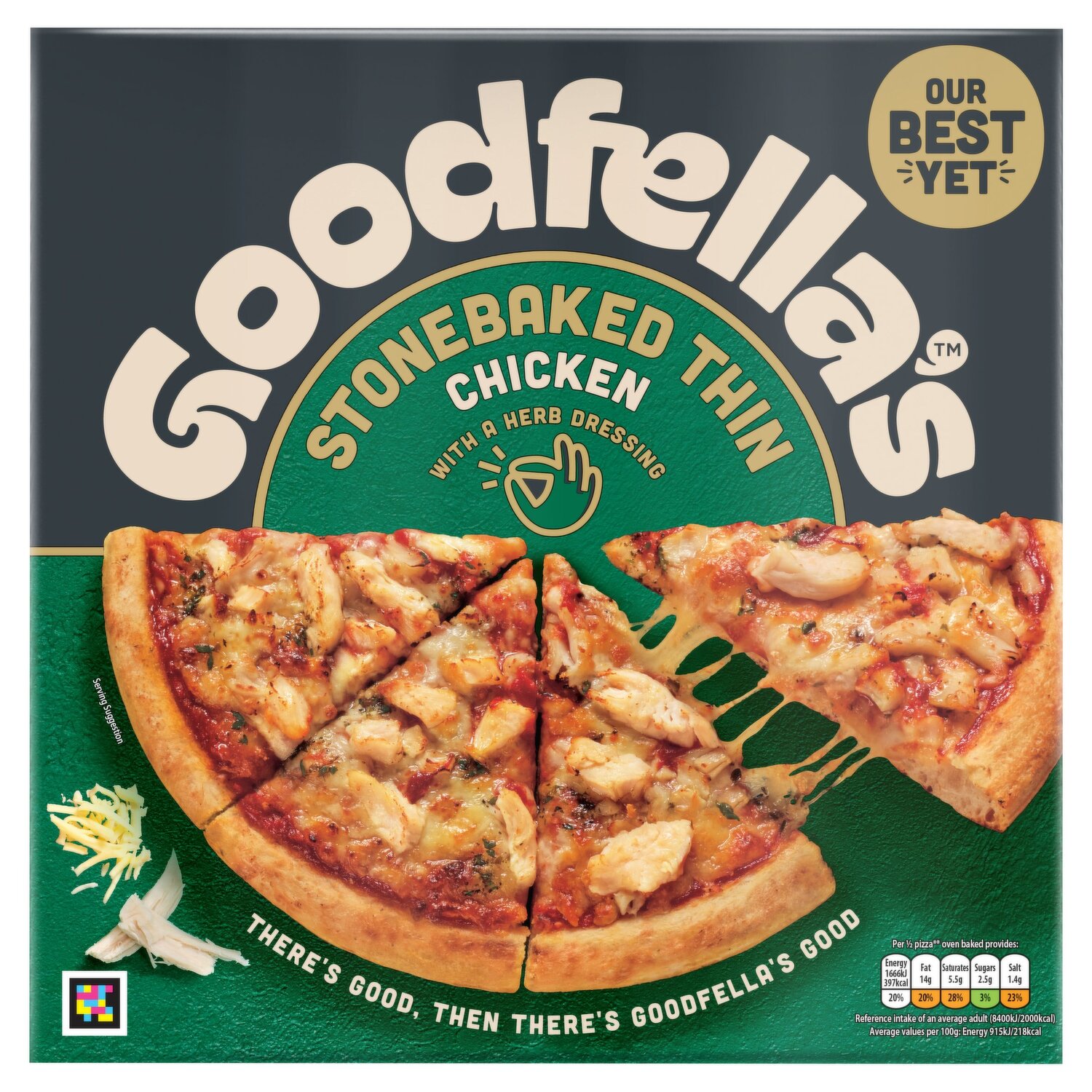 Goodfella's Stonebaked Thin Chicken Pizza 365g - Dunnes Stores